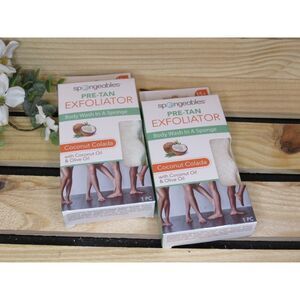 Spongeables Pre Tan Exfoliator 2ct.